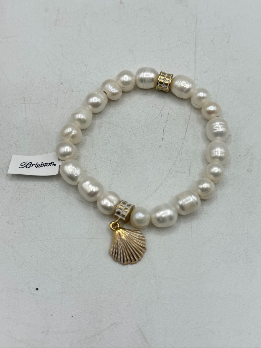 Brighton sunset cove stretch Bracelet - freshwater pearl NWT - Picture 2 of 6